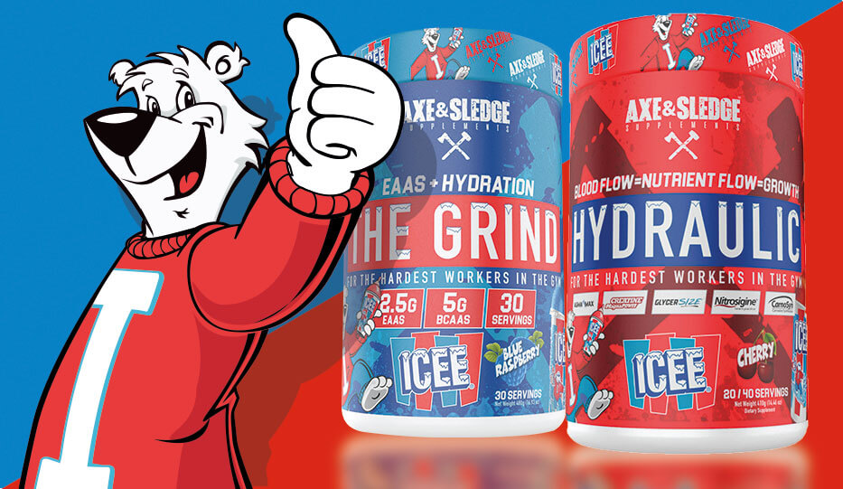 Icee Axe and Supplements packs